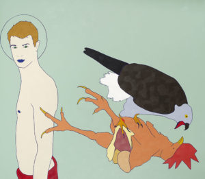 Der heilige Nemesius | 2014 | 190x220 cm | oil on canvas