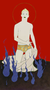 Saint Pionius | 2007 | 195x110 cm | oil on canvas