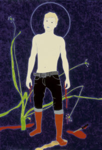 Self-picture | 2008 | 190x130 cm | oil on canvas